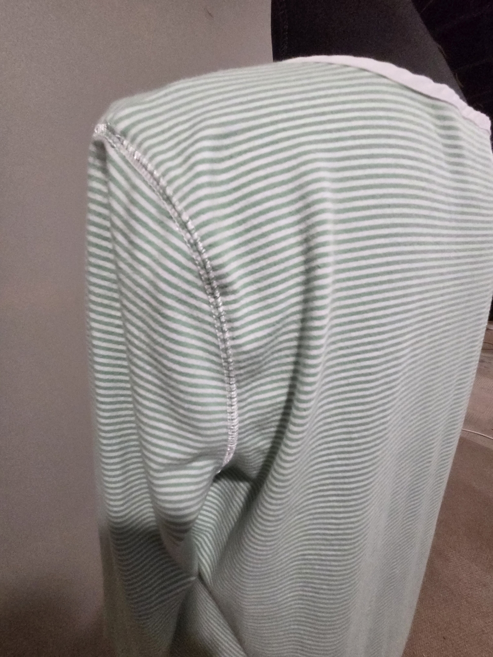 LOFT Mint & White Striped Lace-Up Tunic - Picture 5 of 11